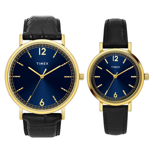 Timex Pair's Collection Blue Unisex Watch TW00PR335