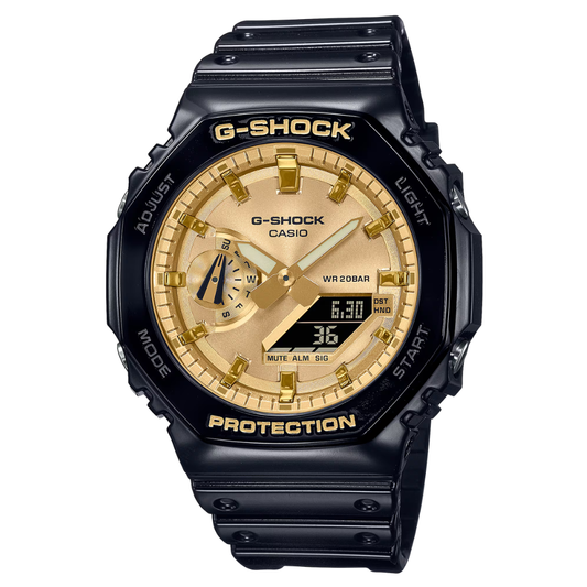 Casio G-Shock Gold Dial Men Watch G1453 GA-2100GB-1ADR