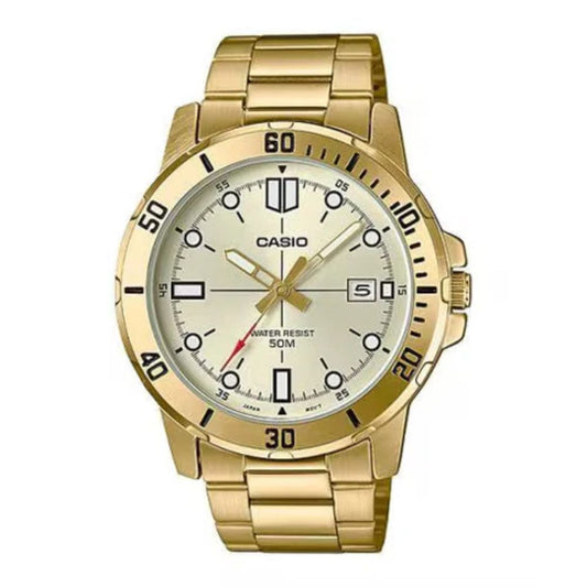Casio Enticer Gold Men Watch A1368 MTP-VD01G-9EVUDF