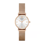 Emporio Armani Gianni T-Bar Silver Dial Analog Watch for Women AR1956