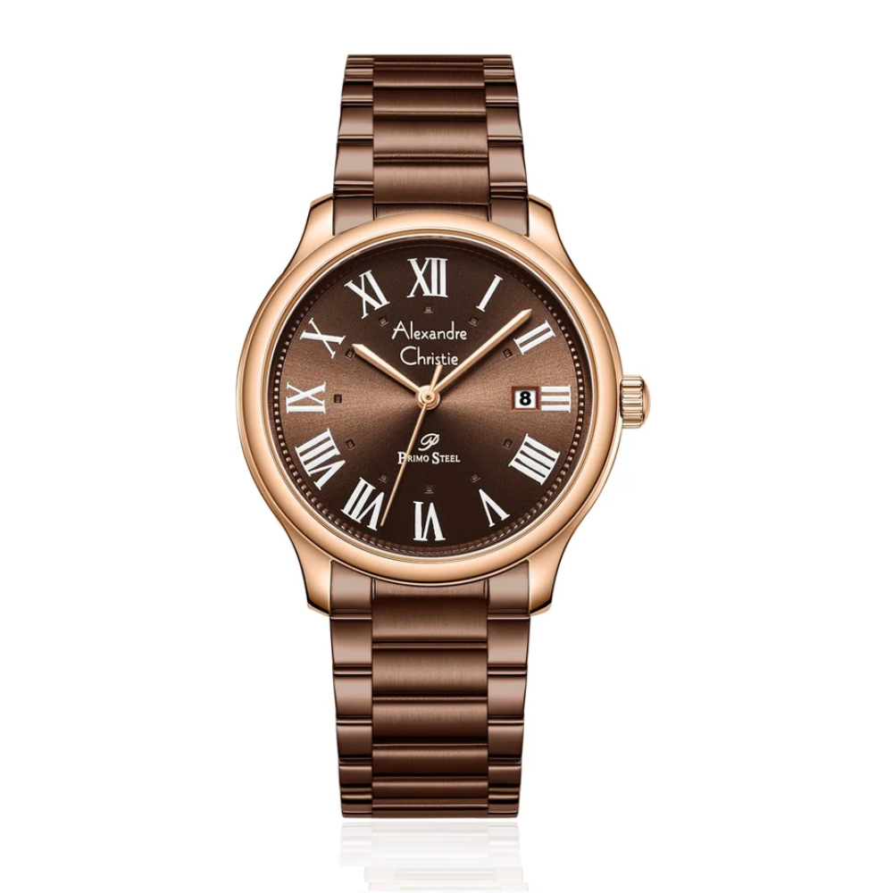 Alexandre Christie Classic Brown Men's Watch 1042MDFROBO