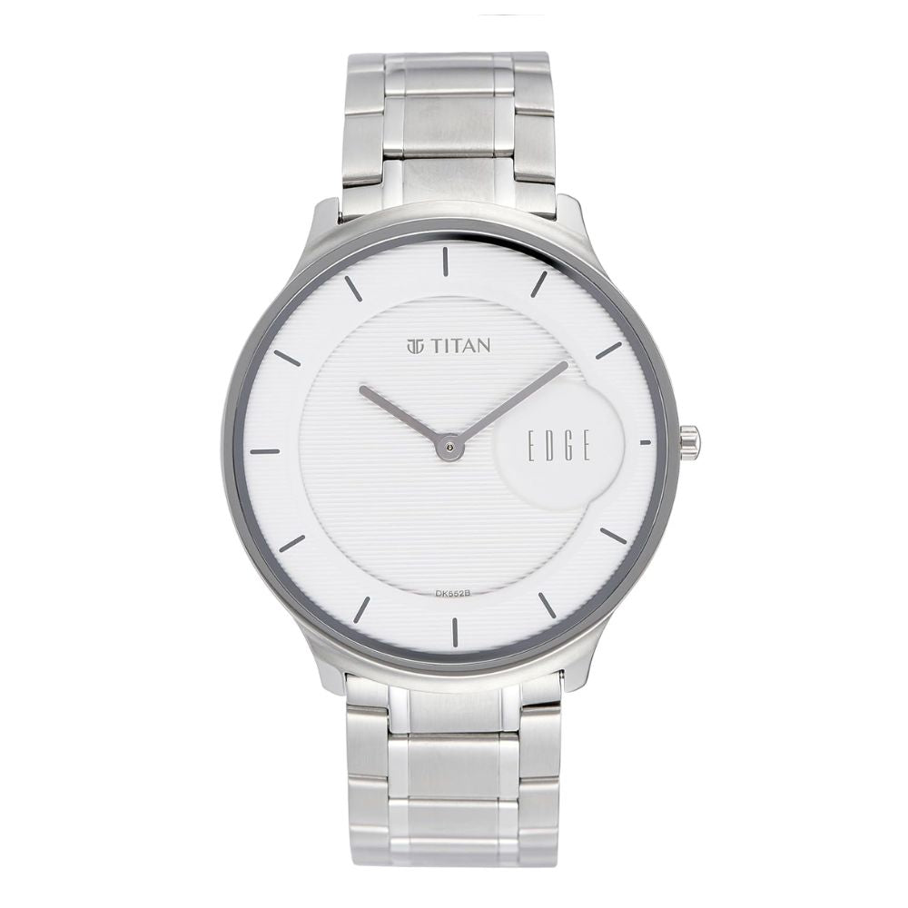 Titan Edge White Dial Men's Watch 1843SM02