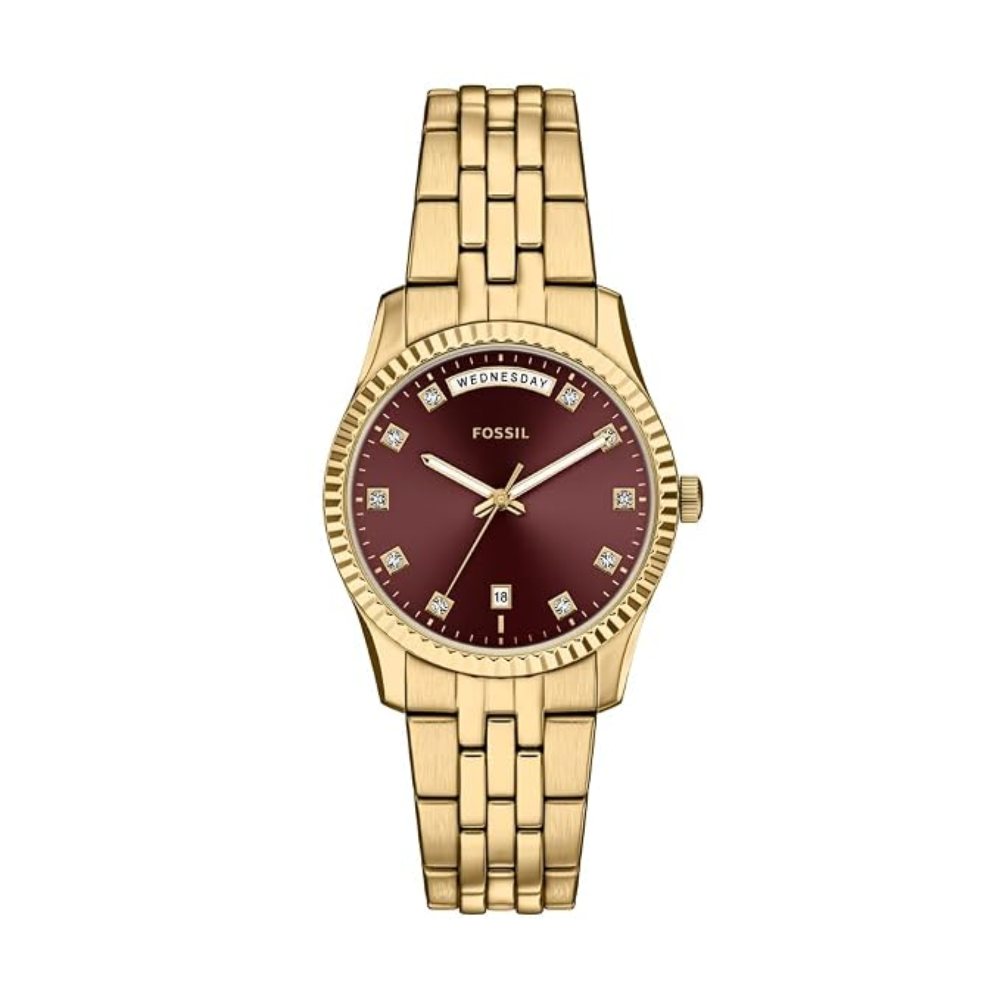 Fossil Scarlette Red Dial Women's Watch ES5514