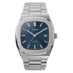Timex Square Blue Dial Mechanical Automatic Men's Watch - TW6A00700IK