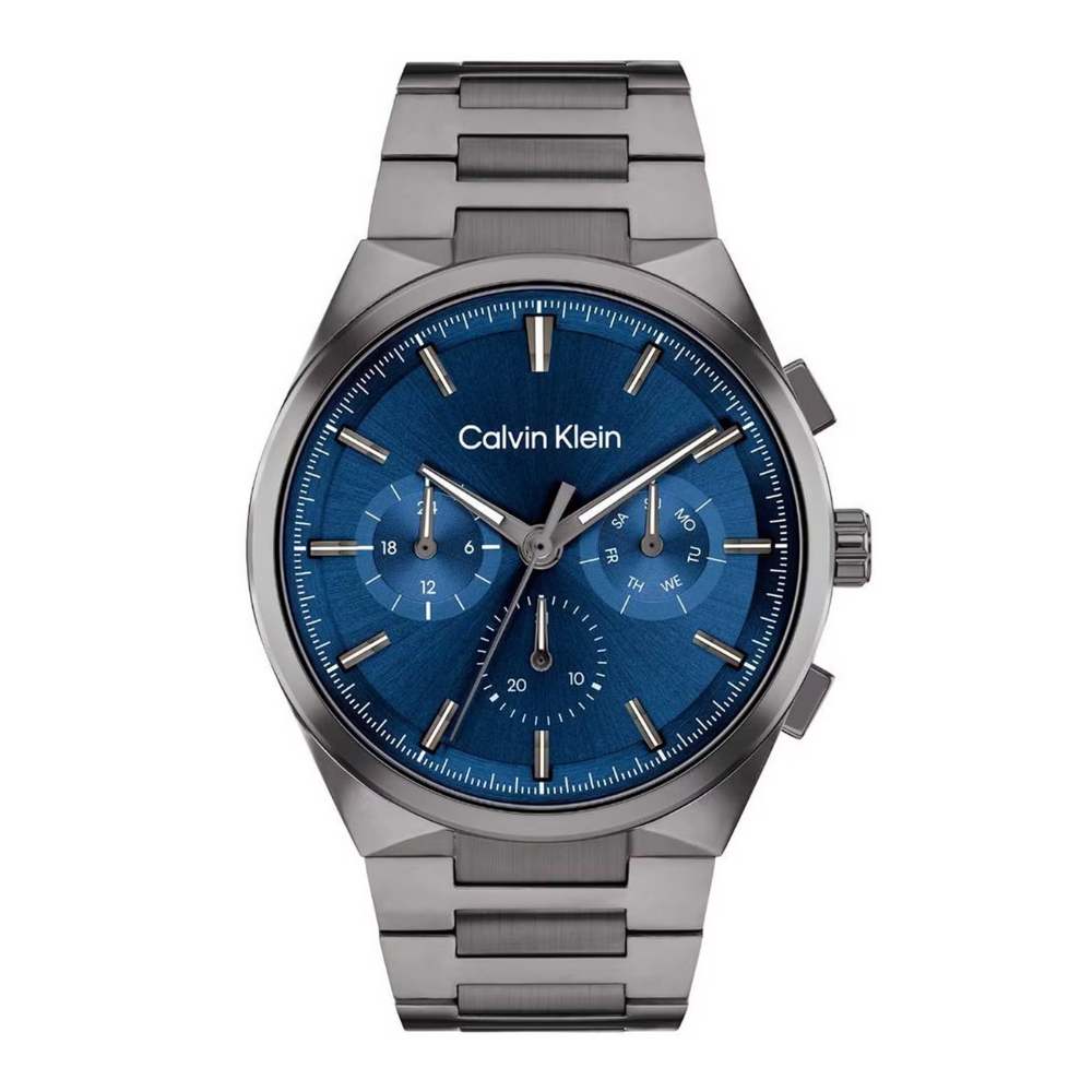 Calvin Klein Distinguish Blue Dial Men's Analog Stainless Steel Watch 25200443