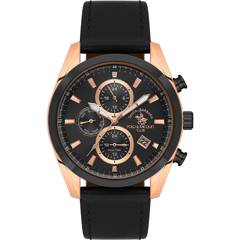 Santa Barbara Polo & Racquet Club Black Dial Men's Watch SB.1.10515-3