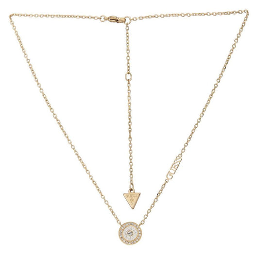 Guess Love Gold-Plated White Women Necklace UBN04080YGWH