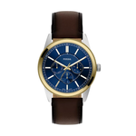Fossil Pearson Brown Dial Leather Watch Men FS6195