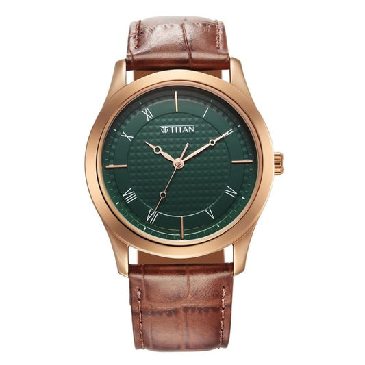 Titan Karishma Green Men's Watch NT1823WL02