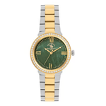 Santa Barbara Polo & Racquet Club Green Dial Women's Analog Watch SB.1.10553-4