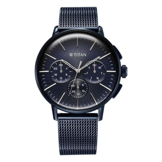 Titan Light Leathers Anthracite Men's Watch 90200QM01