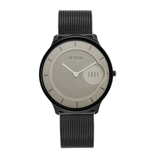 Titan Edge Baseline Black Men's Watch 1843NM01