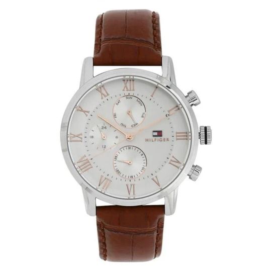 Tommy Hilfiger Multifunction Silver Dial Men's Watch TH1791400