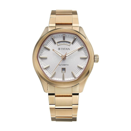 Titan Astral Concealed Carnation Gold Men's Watch 90209WM01