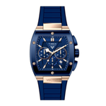 Timex Vector Blue Dial Men's Chronograph Silicone Strap Watch TWEG26204