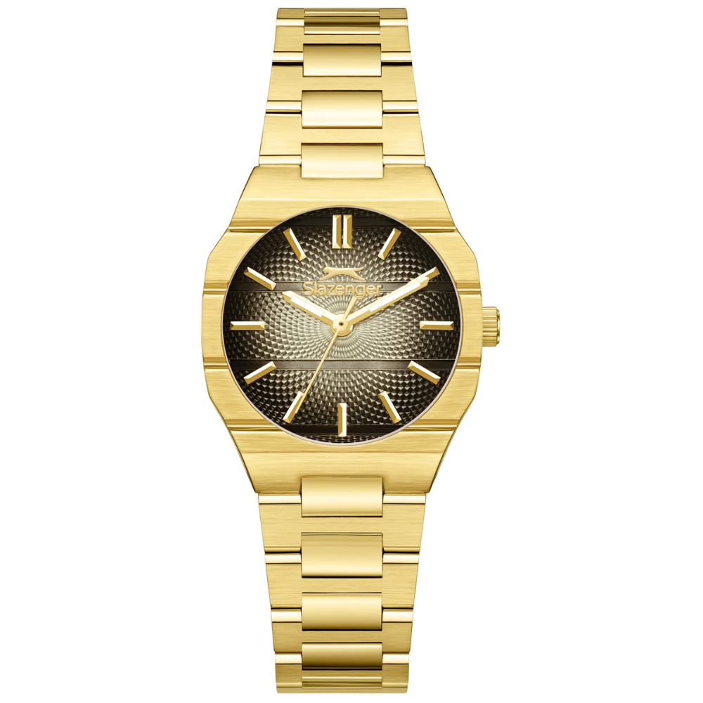 Slazenger Super Metal Gold Dial Women's Watch SL.09.2645.3.110