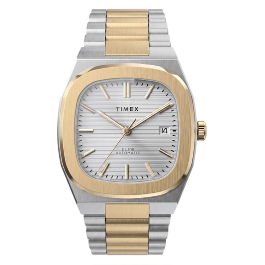 Timex Square Silver Dial Mechanical Automatic Men's Watch - TW6A00600IK