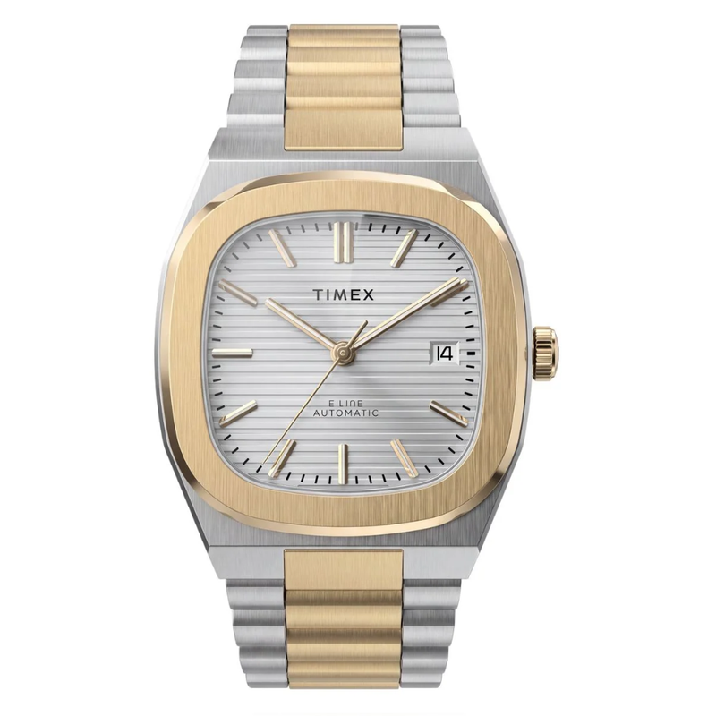 Timex Square Silver Dial Mechanical Automatic Men's Watch - TW6A00600IK