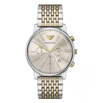 Emporio Armani Men's Grey Dial Chronograph Stainless Steel Watch AR11773