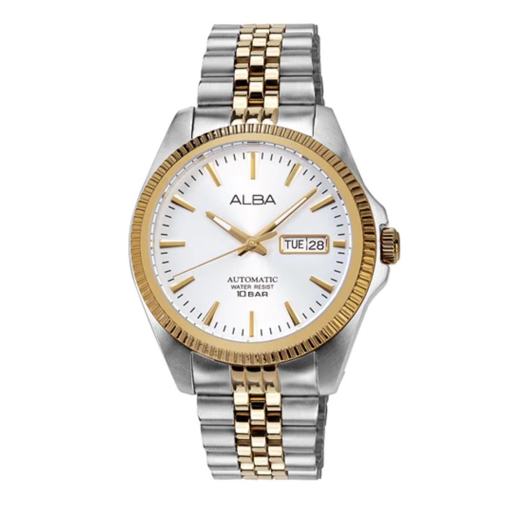 ALBA Gold-Tone Silver Dial  Men's Watch AL4784X1