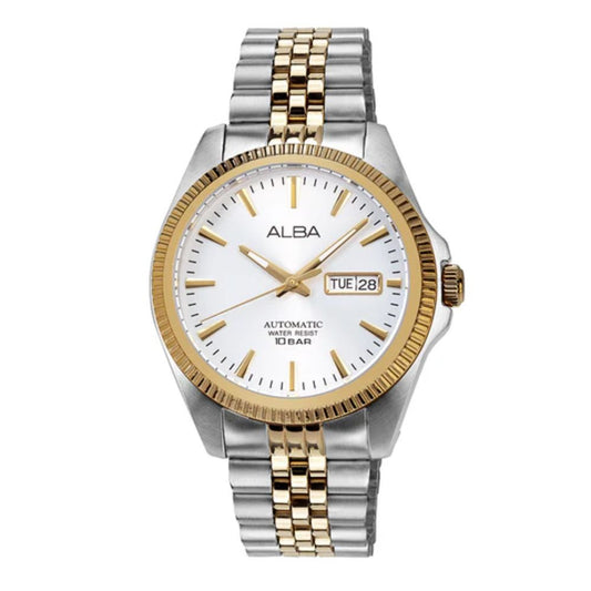 ALBA Gold-Tone Silver Dial  Men's Watch AL4784X1