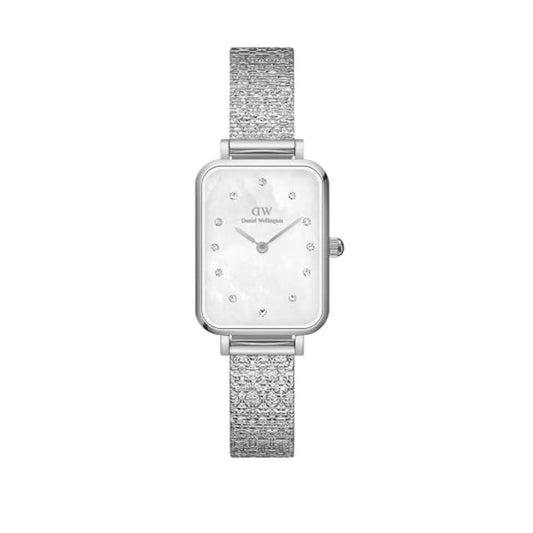 Daniel Wellington Quadro Analog Silver Women's Watch DW00100580K