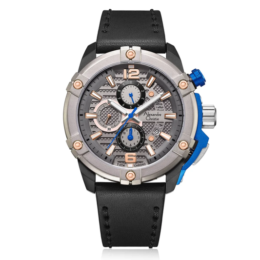 Alexandre Christie Chronograph Black Men's Watch 6613MCLTBGRBU