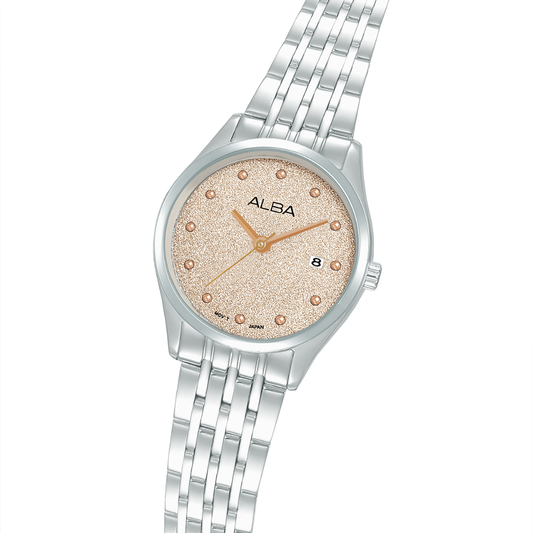 Alba Sparkling Champagne Dial Women's Watch AH7EY9X1