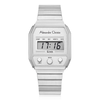 Alexandre Christie Digital White Women's Watch 9498LHBSSSL