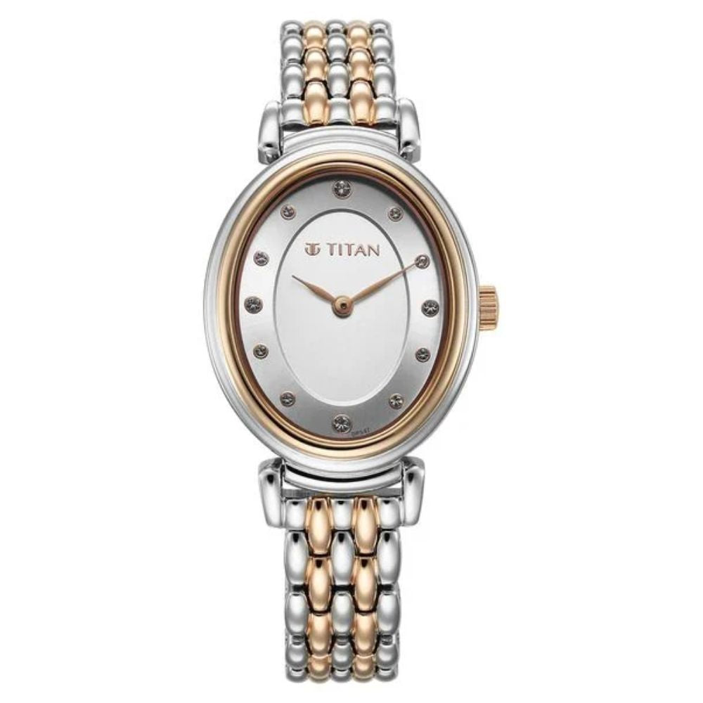 Titan Aura Two Toned Women's Watch NU95242KM01