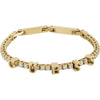 Guess Steel Gold-Plated Bracelet Jewellery UBB04218YG