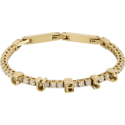Guess Steel Gold-Plated Bracelet Jewellery UBB04218YG
