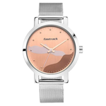 Fastrack Bare Basics Rose Gold Dial Girls Watch 6222SM01