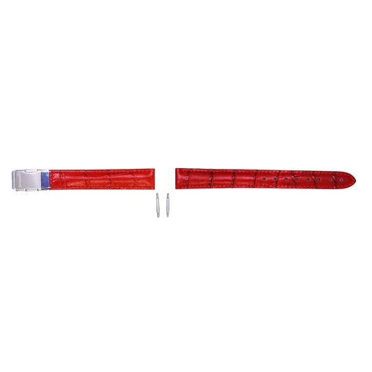 Casio Sheen Red Leather Strap Women's Watch for SHE-4021L-4A | 10384206