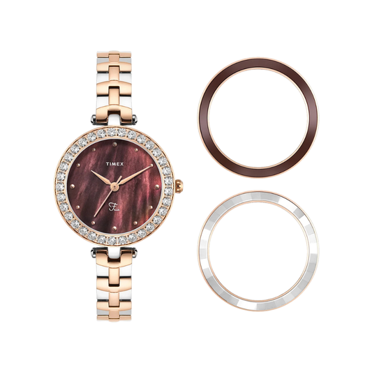 Timex Fria Mother Of Pearl Women's Watch TWEL29201