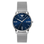 Emporio Armani Minimalist Blue Dial Men's Analog Watch AR11571