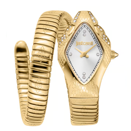 Just Cavalli Ferocious Silver Dial Women's Watch JC1L306M0035