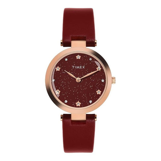 Timex Trendline Red Dial Women's Watch TWEL19205