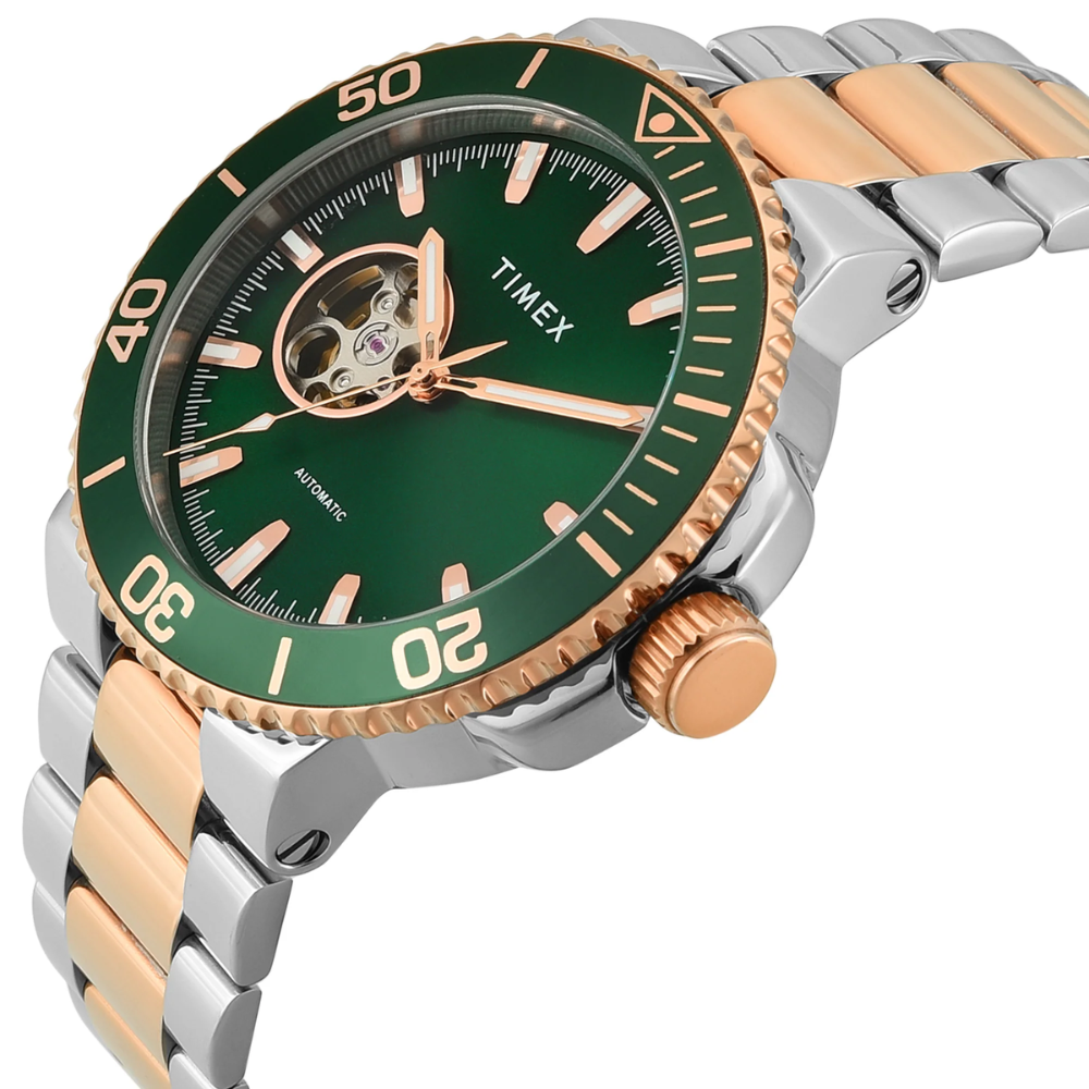 TIMEX Signio Green Dial Men's Watch TWEG31701