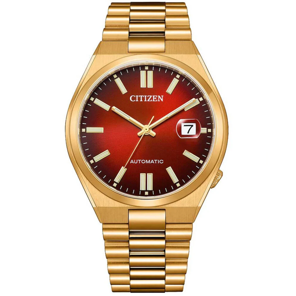 Citizen Tsuyosa Men's Red Dial Automatic Stainless Steel Watch NJ0153-82X