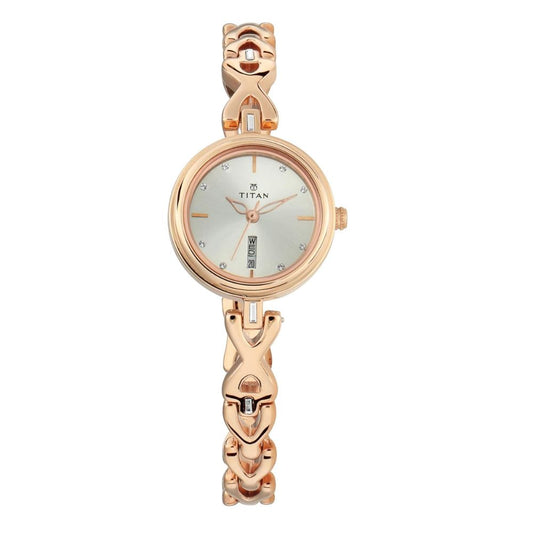 Titan Silver Women's Watch 2601WM01