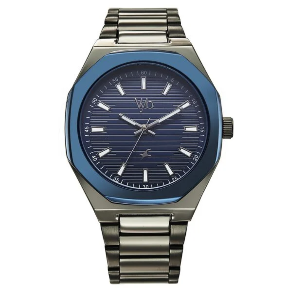 Fastrack Vyb Limitless Blue Dial Men's Watch FV30012KM04W