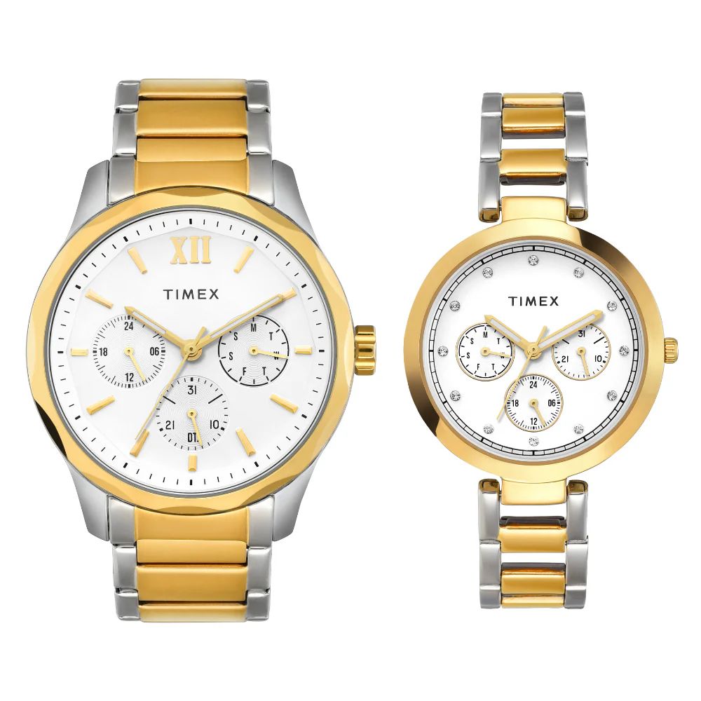 Timex Pairs White Men Watch TW00PR312