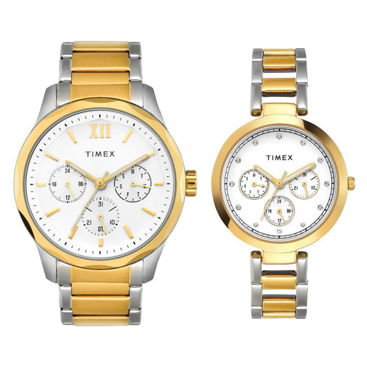 Timex Pairs White Men Watch TW00PR312