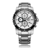 Alexandre Christie Chronograph Silver Men's Watch 6141MCBTBSL