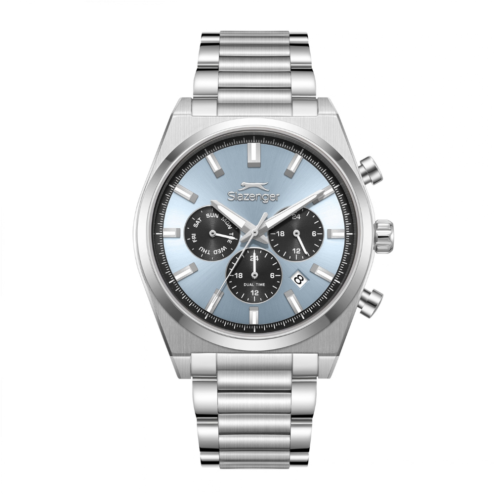 Slazenger Round Blue Dial Men's Metal Strap Watch SL.09.2631.2.300