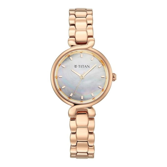 Titan Workday Edit Stainless Steel Women's Watch 95398WM01