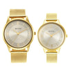 Titan Analog Gold Couple Watch 18062648YM01
