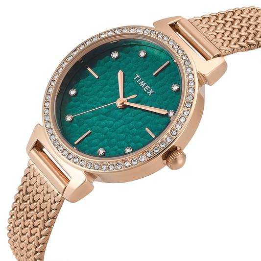 Timex Trendline Teal Dial Women's Watch TWEL22305