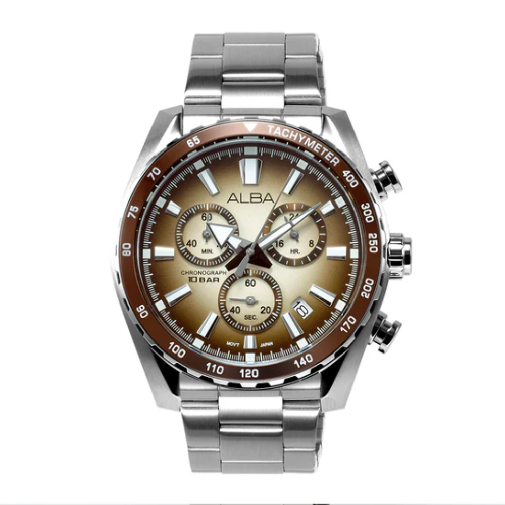 ALBA Golden Beige Dial Men's Watch AX7009X1